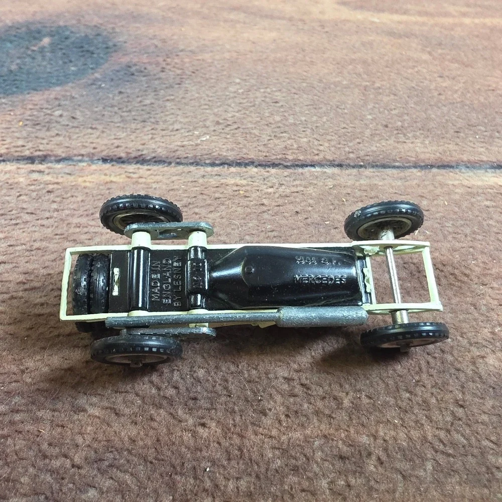 Matchbox Models of Yesteryear No 10 1908 GP Mercedes Cream Good Original Box